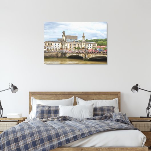 San Sebastian. #24. Canvas Afdruk (Insitu (Slaapkamer))