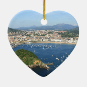 San Sebastian Basque Land Spanje schilderachtig ui Keramisch Ornament