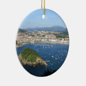 San Sebastian Basque Land Spanje schilderachtig ui Keramisch Ornament (Rechts)