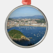 San Sebastian Basque Land Spanje schilderachtig ui Metalen Ornament (Voorkant)