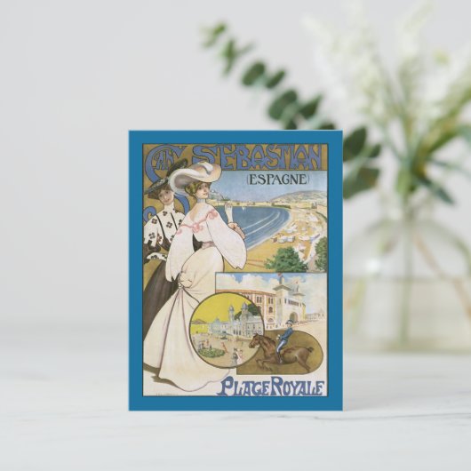 San Sebastian Briefkaart (Staand voorkant)