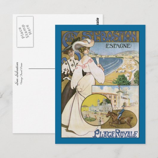 San Sebastian Briefkaart (Voorkant / Achterkant)