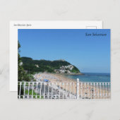 San Sebastian Briefkaart (Voorkant / Achterkant)