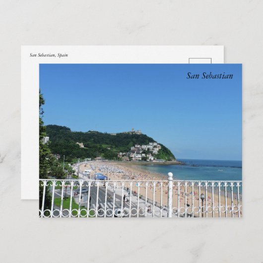 San Sebastian Briefkaart (Voorkant / Achterkant)