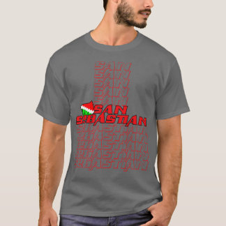 San Sebastian Cascade tekst T-shirt