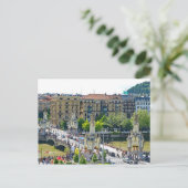 San Sebastian - Donostia. María Cristina Bridge. Briefkaart (Staand voorkant)