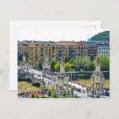 San Sebastian - Donostia. María Cristina Bridge. Briefkaart (Voorkant / Achterkant)