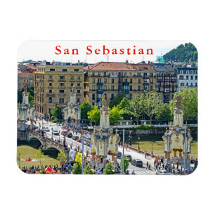 San Sebastian - Donostia. María Cristina Bridge. Magneet