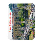 San Sebastian - Donostia. María Cristina Bridge. Magneet (Verticaal)