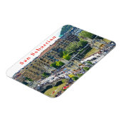 San Sebastian - Donostia. María Cristina Bridge. Magneet (Linkerzijde)