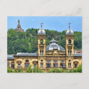 San Sebastian. Een uitzicht van het beeld van Chri Briefkaart
