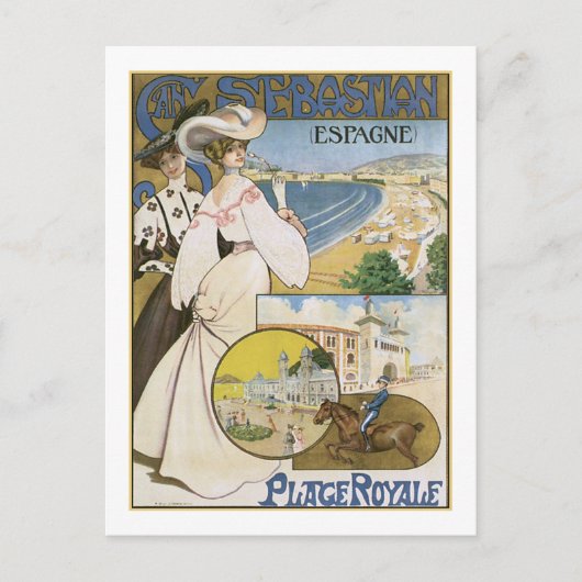 San Sebastian Espagne Briefkaart (Voorkant)