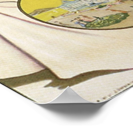 San Sebastian Espana Place Royale Poster (Hoek)