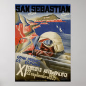 San Sebastian Gran Premio 1935 Poster (Voorkant)