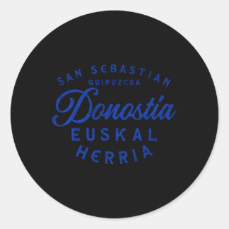 San Sebastian Guipuzcoa Donostia Euskal Herria Bas Ronde Sticker