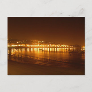 San Sebastian Night Lights Briefkaart