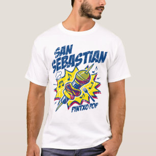 San Sebastian Pintxo Pop Muziekfestival T-shirt