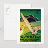 San Sebastian  PosterEurope Briefkaart (Voorkant / Achterkant)