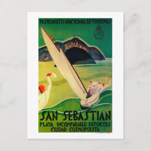 San Sebastian  PosterEurope Briefkaart