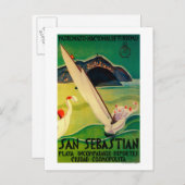 San Sebastian  PosterEurope Briefkaart (Voorkant / Achterkant)