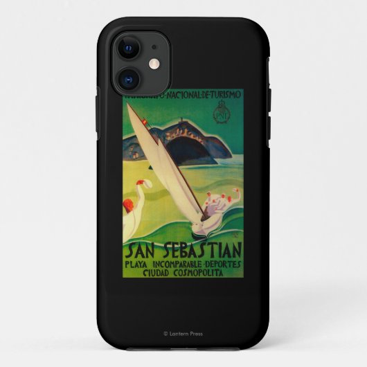 San Sebastian  PosterEurope Case-Mate iPhone Case (Achterkant)