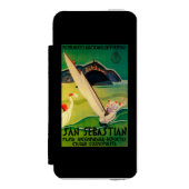 San Sebastian  PosterEurope Incipio iPhone Portemonnee Hoesje (Voorkant Agenda)
