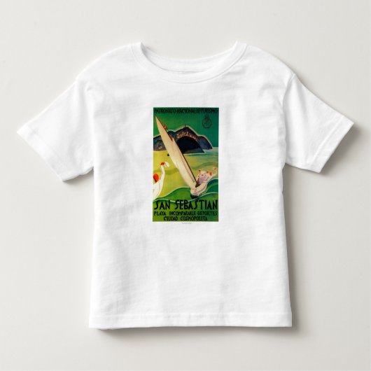 San Sebastian  PosterEurope Kinder Shirts (Voorkant)