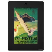 San Sebastian  PosterEurope Klembord (Achterkant)