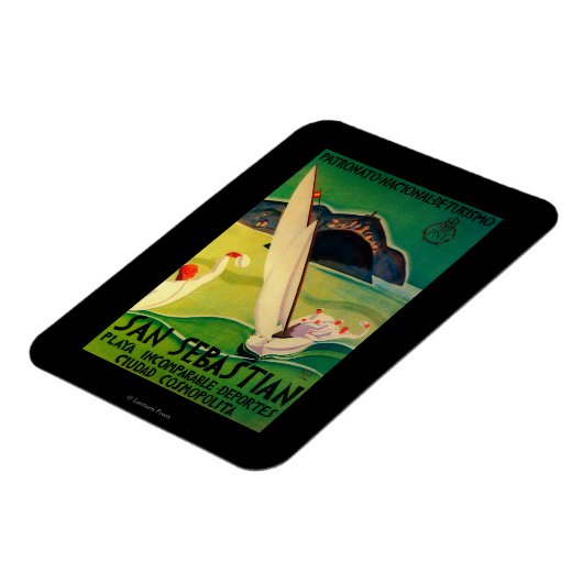 San Sebastian PosterEurope Magneet (Linkerzijde)