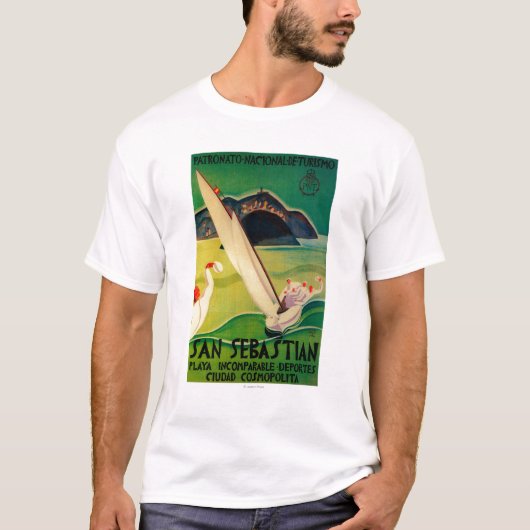 San Sebastian  PosterEurope T-shirt (Voorkant)