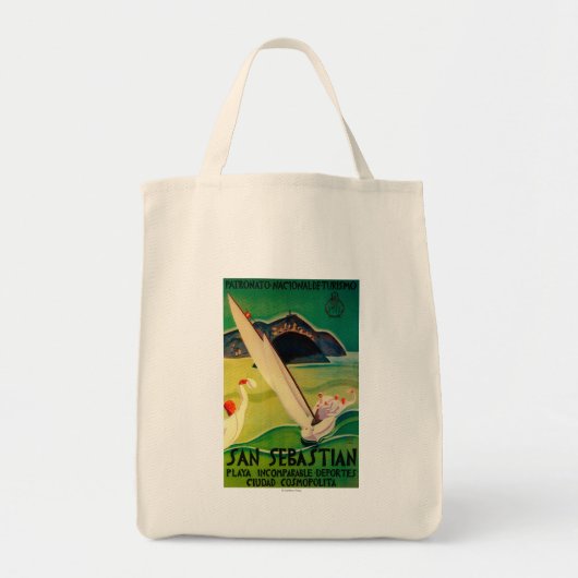 San Sebastian  PosterEurope Tote Bag (Voorkant)