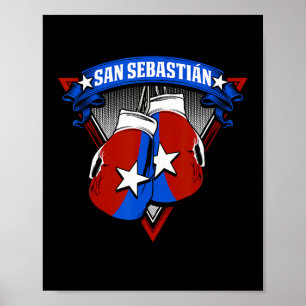 San Sebastian Puerto Rico Bokshandschoenen Puerto  Poster