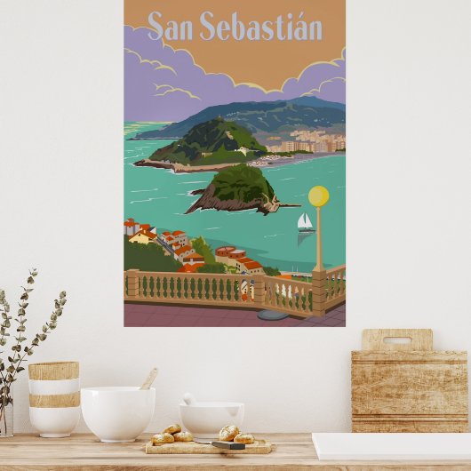 San Sebastian, Spain Poster (Keuken)