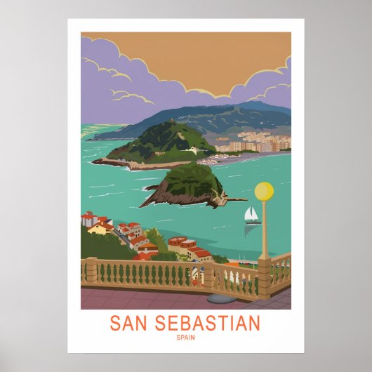 San Sebastian, Spain Poster (Voorkant)