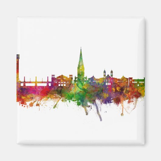 San Sebastian Spain Skyline Magneet (Voorkant)