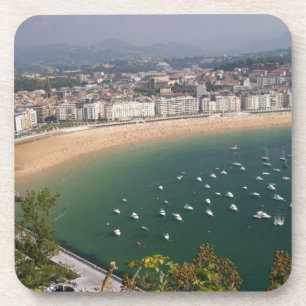 San Sebastian, Spanje. De Baskische stad San Bier Onderzetter