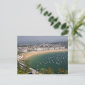 San Sebastian, Spanje. De Baskische stad San Briefkaart (Staand voorkant)