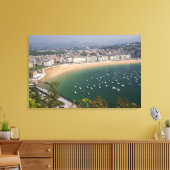 San Sebastian, Spanje. De Baskische stad San Canvas Afdruk (Insitu (Woonkamer))