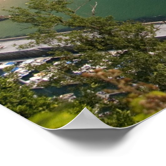 San Sebastian, Spanje. De Baskische stad San Poster (Hoek)