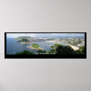 San Sebastian, Spanje Poster