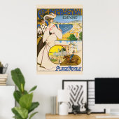 San Sebastian Spanje Reiskunst Poster (Thuiskantoor)