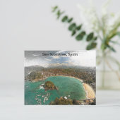  San Sebastian Spanje Reizen Briefkaart (Staand voorkant)