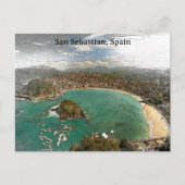  San Sebastian Spanje Reizen Briefkaart (Voorkant)