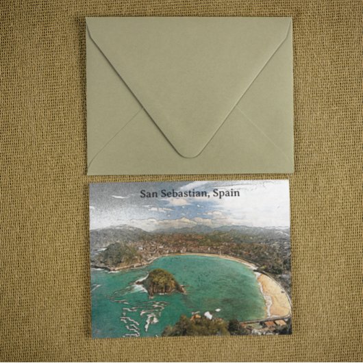  San Sebastian Spanje Reizen Briefkaart