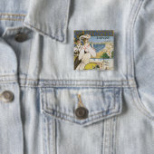 San Sebastian Vierkante Button 5,1 Cm (In situ)