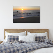 San Simeon Sunset 4 Canvas Afdruk (Insitu (Slaapkamer))
