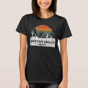 San Tan Valley AZ Arizona  sunset cactus m T-shirt