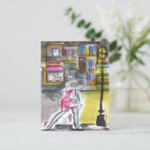 San Telmo Night - Tango Briefkaart (Staand voorkant)