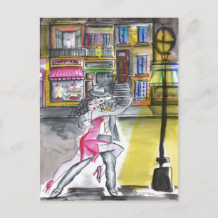 San Telmo Night - Tango Briefkaart