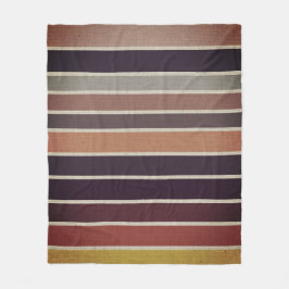 San Telmo Striped Fleece Deken